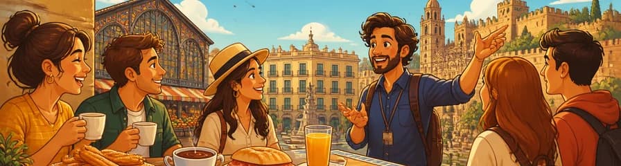 Recorrido a pie por el casco antiguo de Málaga, con desayuno de churros incluido