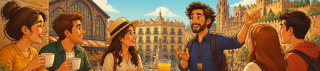 Recorrido a pie por el casco antiguo de Málaga, con desayuno de churros incluido