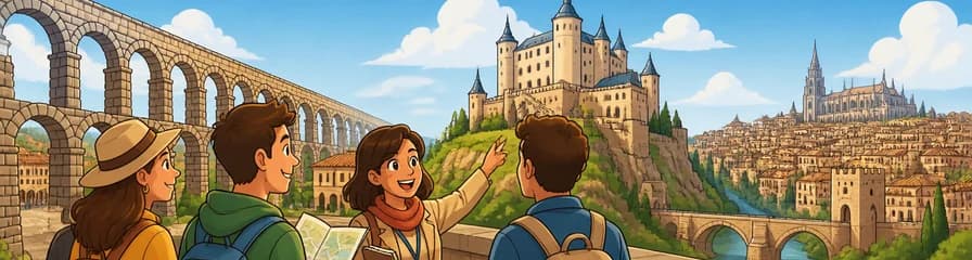 Excursión de un día a Toledo y Segovia desde Madrid con entrada al Alcázar de Segovia