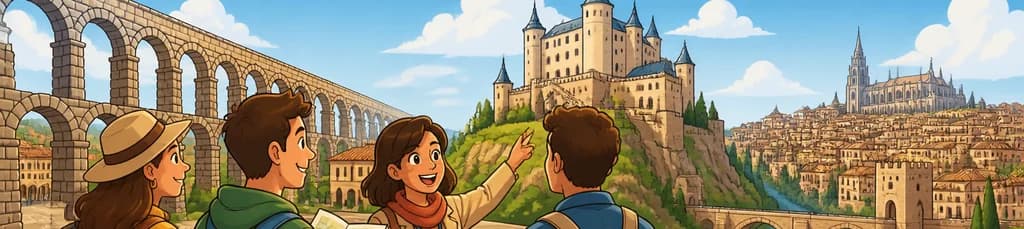 Excursión de un día a Toledo y Segovia desde Madrid con entrada al Alcázar de Segovia