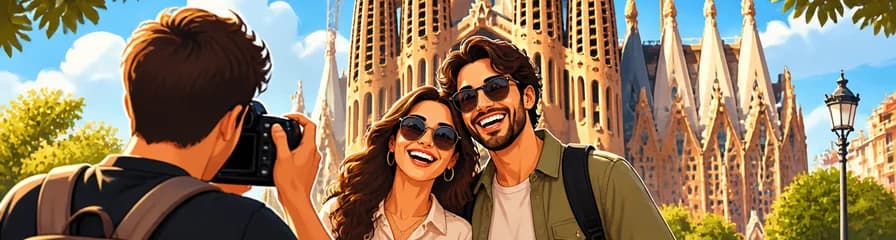 Sesión fotográfica profesional en la Sagrada Familia de Barcelona