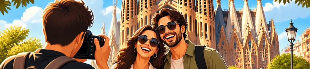 Sesión fotográfica profesional en la Sagrada Familia de Barcelona