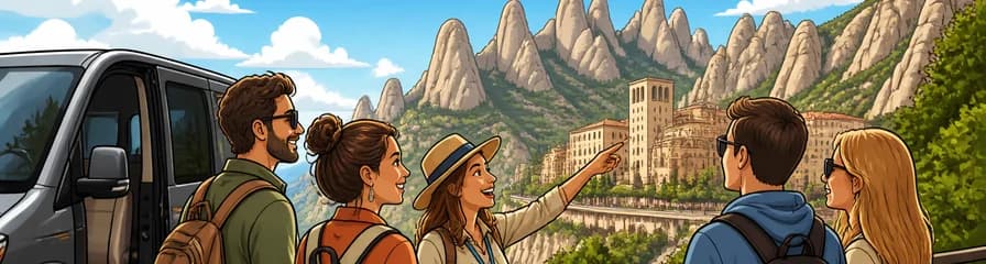 Excursión en grupo reducido a Montserrat desde Barcelona con recogida en el hotel