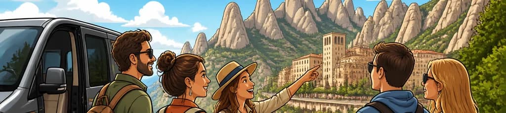 Excursión en grupo reducido a Montserrat desde Barcelona con recogida en el hotel