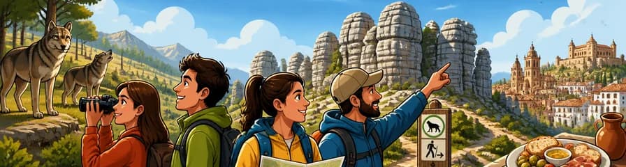 Viaje de un día desde Granada al Parque del Lobo y el Torcal de Antequera