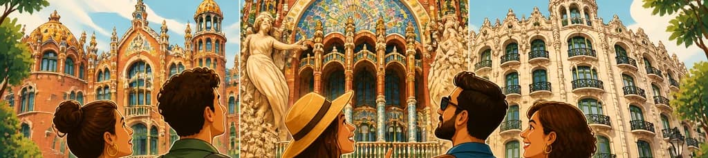 Descubre el Legado de Lluís Domènech i Montaner: Sant Pau, Palau de la Música y Casa Fuster
