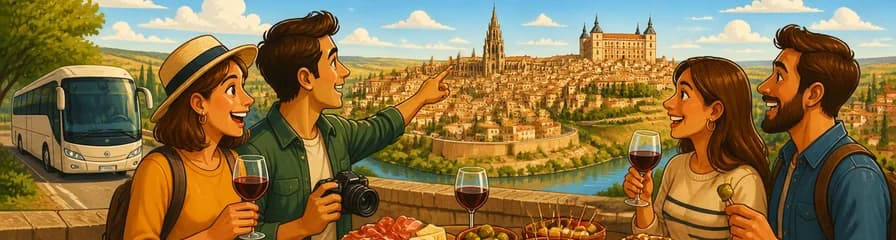 Excursión de un día a Toledo desde Madrid con degustación de tapas y vinos