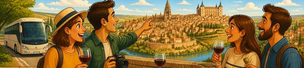 Excursión de un día a Toledo desde Madrid con degustación de tapas y vinos