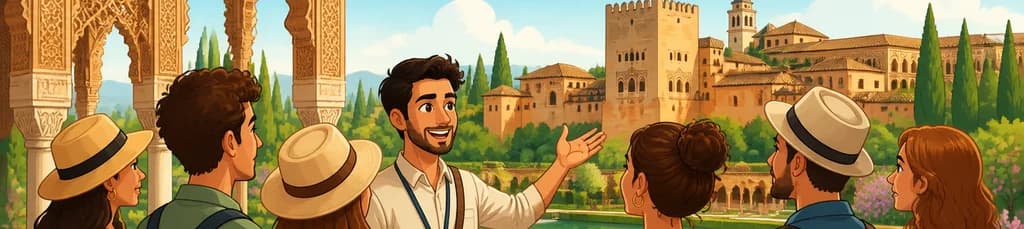 Recorrido guiado por la Alhambra y los Palacios Nazaríes con entrada preferente
