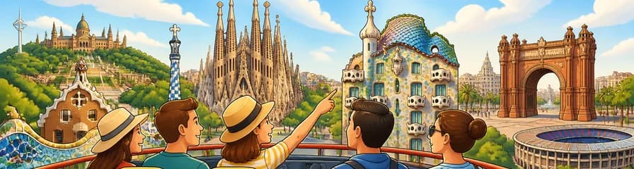 Recorrido en autobús por Barcelona y la obra artística de Gaudí, con salida desde Lloret