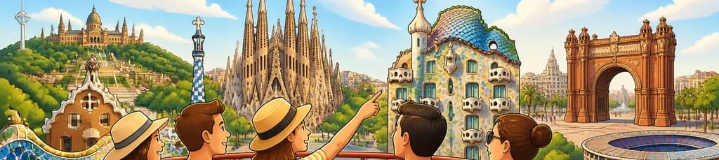 Recorrido en autobús por Barcelona y la obra artística de Gaudí, con salida desde Lloret