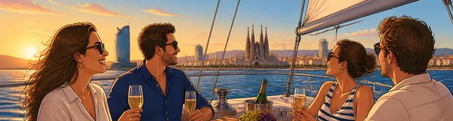 Vive una experiencia privada de navegación en Barcelona