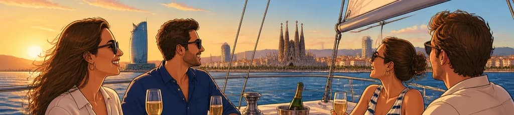 Vive una experiencia privada de navegación en Barcelona