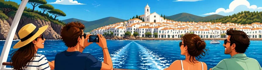 Travesía en barco por la Costa Brava: de Roses a Cadaqués