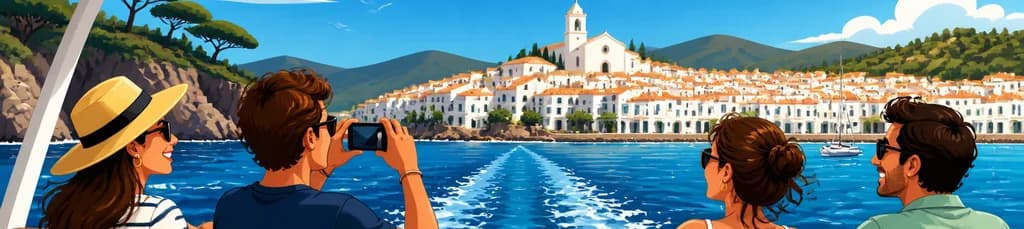 Travesía en barco por la Costa Brava: de Roses a Cadaqués