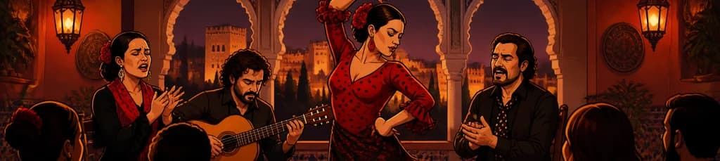 Espectáculo de Flamenco en Tablao La Alboreá Granada