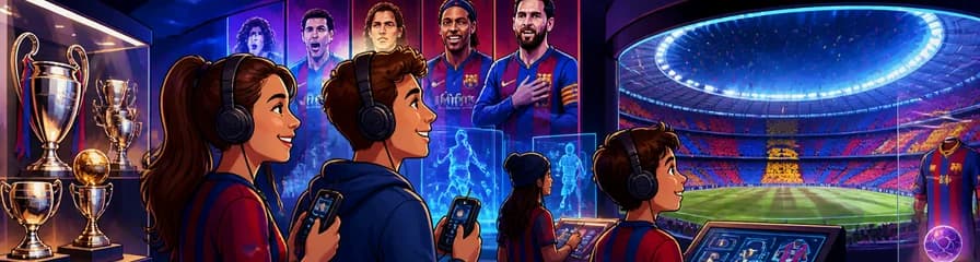 Museo del FC Barcelona: Entrada Flexible al Barça Immersive Tour con Audioguía