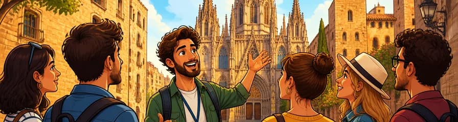 Recorrido guiado por el centro histórico de Barcelona