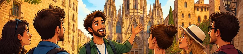 Recorrido guiado por el centro histórico de Barcelona