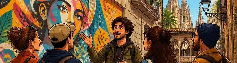 Tour guiado de arte urbano en Barcelona
