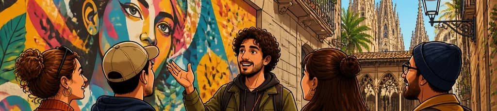 Tour guiado de arte urbano en Barcelona