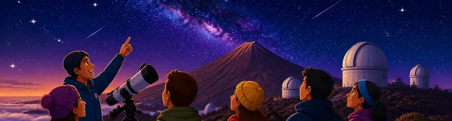 Tour de astronomía con observación estelar en el Observatorio del Teide