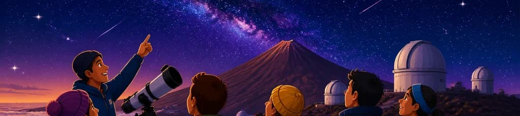 Tour de astronomía con observación estelar en el Observatorio del Teide