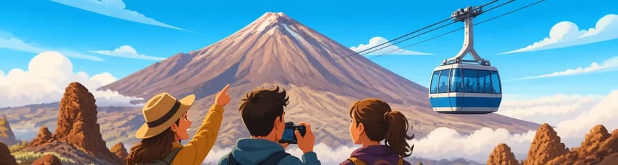 Excursión al Teide: recorrido con teleférico