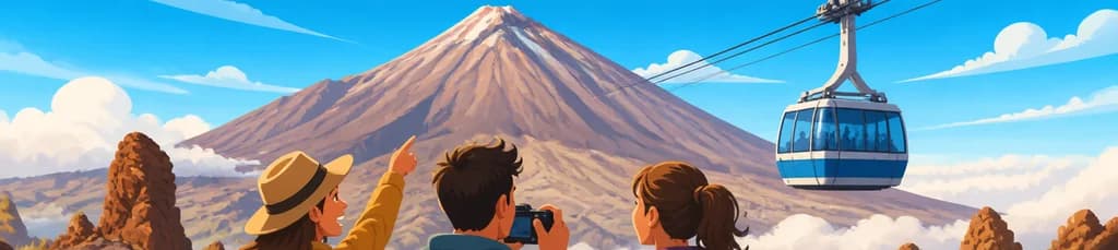Excursión al Teide: recorrido con teleférico