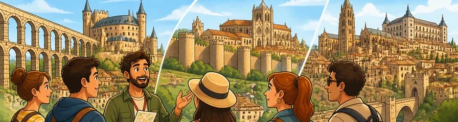 Excursión guiada desde Madrid a Segovia, Ávila y Toledo
