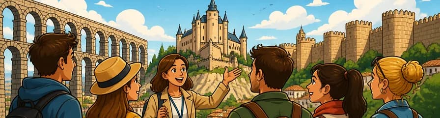 Tour guiado a pie por Segovia y Ávila desde Madrid