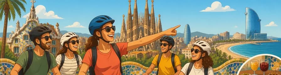 Recorrido por los puntos clave de Barcelona: tour en bicicleta o bicicleta eléctrica