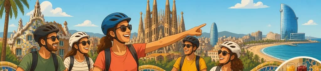 Recorrido por los puntos clave de Barcelona: tour en bicicleta o bicicleta eléctrica