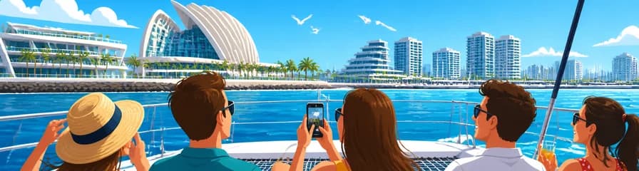 Crucero en catamarán por la Marina de Valencia