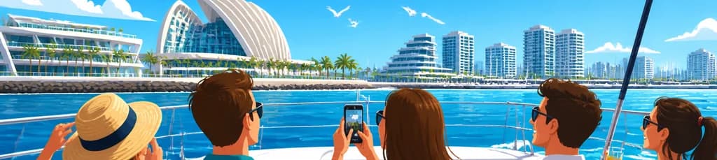 Crucero en catamarán por la Marina de Valencia