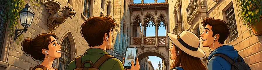 Recorrido por el Barrio Gótico de Barcelona con audioguía digital