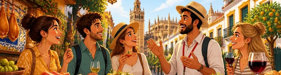 Recorrido gastronómico guiado por Sevilla en grupo reducido