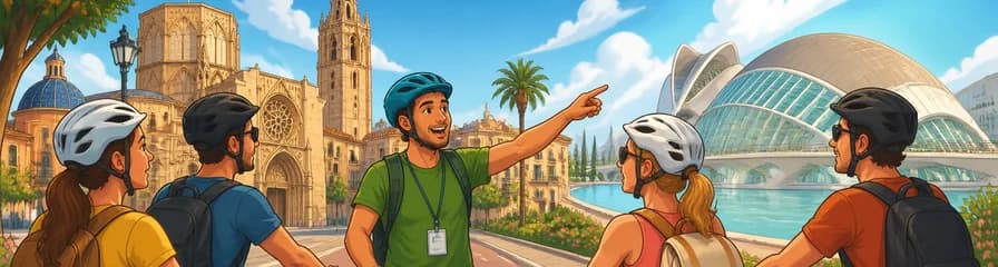 Descubre Valencia: Tour Guiado en Bicicleta por la Gran Ciudad en Grupo