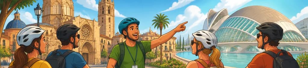 Descubre Valencia: Tour Guiado en Bicicleta por la Gran Ciudad en Grupo