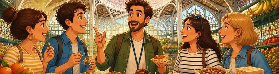 Recorrido gastronómico matutino guiado por Valencia con visita al Mercado Central