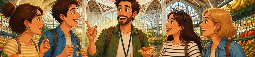 Recorrido gastronómico matutino guiado por Valencia con visita al Mercado Central