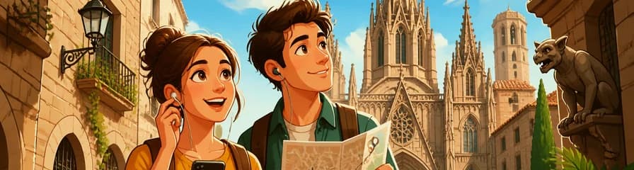 Aplicación de Audioguía TouringBee para el Barrio Gótico de Barcelona
