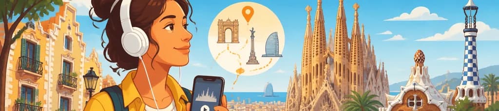 Recorrido de audio digital por Barcelona