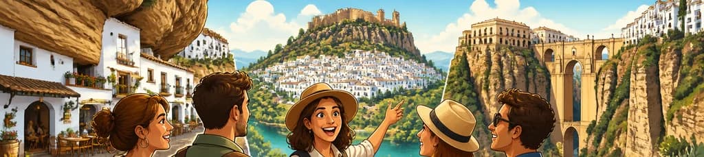 Excursión de un día a Setenil, Zahara y Ronda desde Sevilla