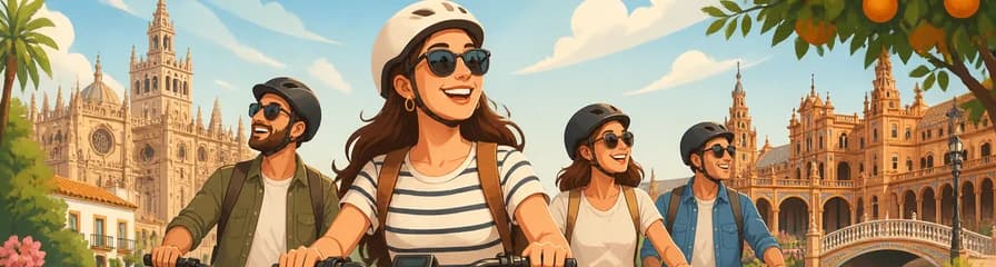Recorrido guiado de dos horas por Sevilla en bicicleta eléctrica