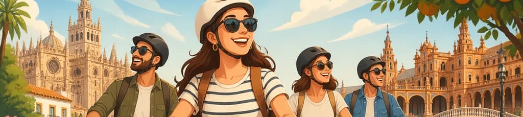 Recorrido guiado de dos horas por Sevilla en bicicleta eléctrica