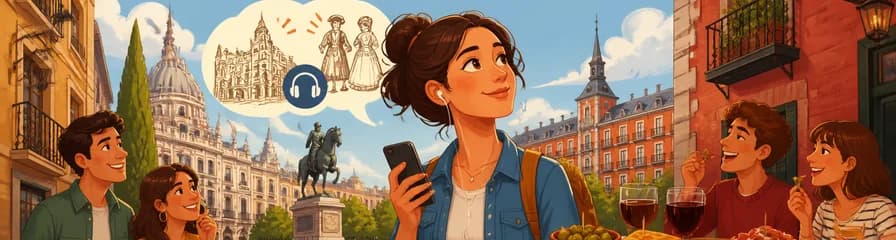 Un recorrido en audio autoguiado por el Madrid más auténtico: historia y tapas