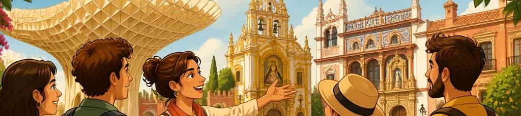 Recorrido guiado por Sevilla: Las Setas, La Macarena y el Palacio de Dueñas