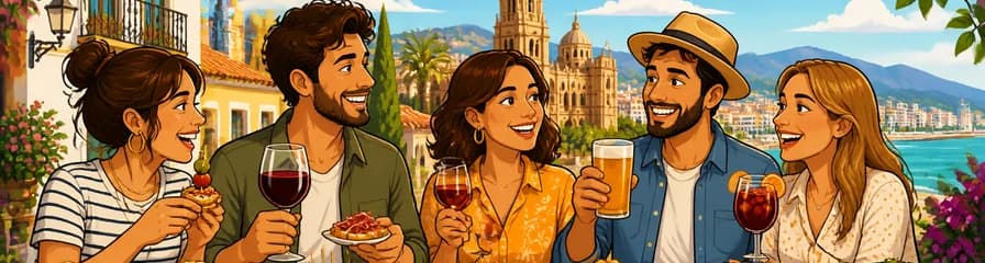 Recorrido gastronómico guiado por Málaga con degustaciones y bebidas