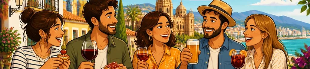 Recorrido gastronómico guiado por Málaga con degustaciones y bebidas